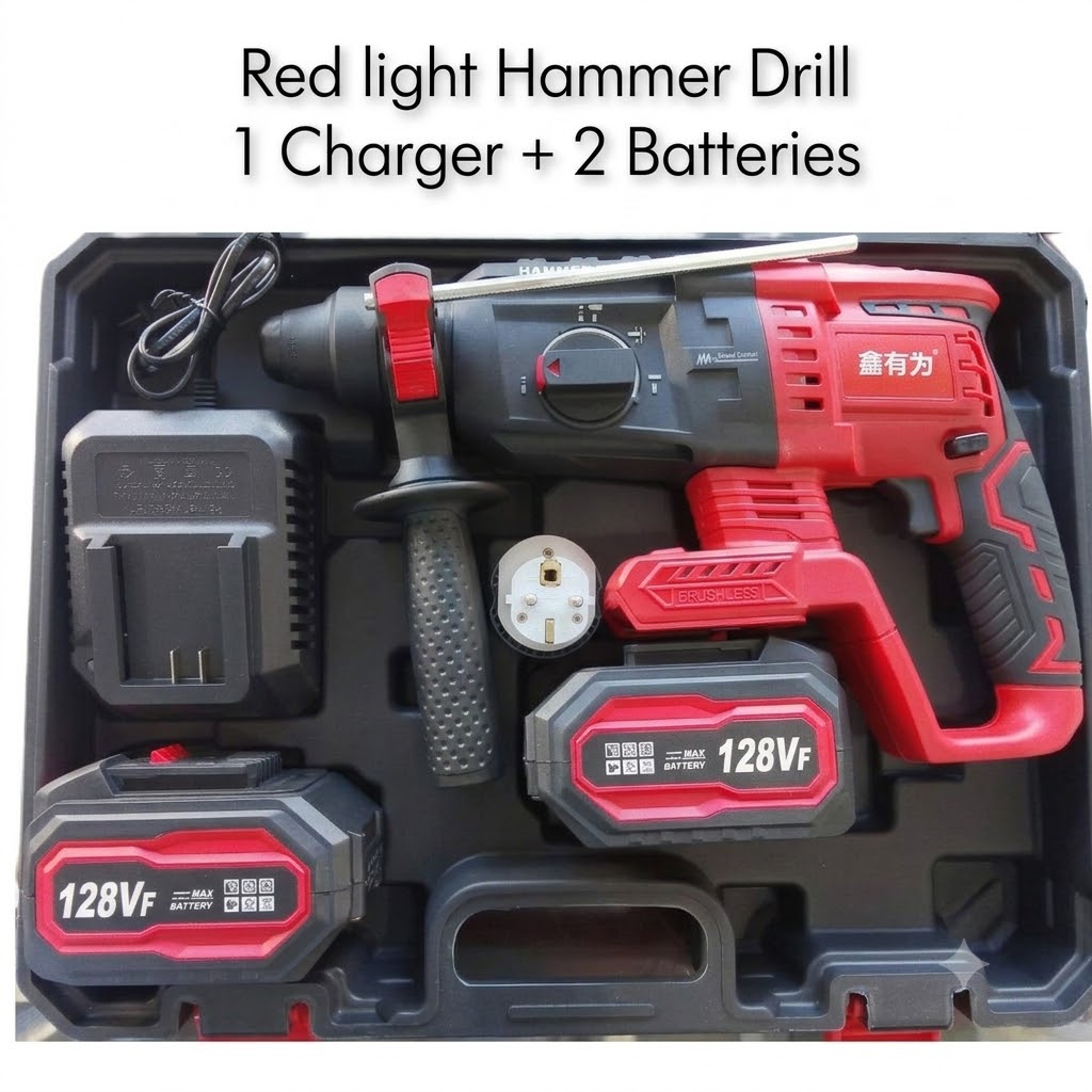 Dwell Red Light Hammer Drill